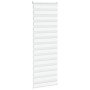 Zebra-Vorhang, weiß, 85x200 cm, Stoffbreite 80,9 cm, aus Polyester. von , Jalousien und Jalousien - Ref: Foro24-4014778, Prei...