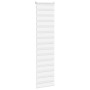 Zebra-Vorhang, weiß, 60x200 cm, Stoffbreite 55,9 cm, aus Polyester. von , Jalousien und Jalousien - Ref: Foro24-4014773, Prei...