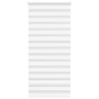 Zebra-Vorhang, weiß, 115x200 cm, Stoffbreite 110,9 cm, aus Polyester. von , Jalousien und Jalousien - Ref: Foro24-4014784, Pr...