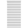 Leicht grauer Zebra-Vorhang 85x150 cm, Stoffbreite 80,9 cm, aus Polyester. von , Jalousien und Jalousien - Ref: Foro24-401444...