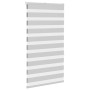 Light gray zebra curtain 85x150 cm, fabric width 80.9 cm, made of polyester. by , Blinds and blinds - Ref: Foro24-4014440, Pr...