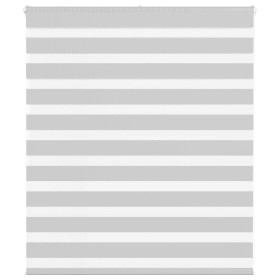 Graues Zebra-Vorhang 120x100cm, Stoffbreite 115,9cm, aus Polyester. von , Jalousien und Jalousien - Ref: Foro24-4014421, Prei...