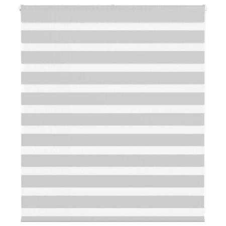 Light gray zebra curtain 120x100cm, fabric width 115.9cm, made of polyester. by , Blinds and blinds - Ref: Foro24-4014421, Pr...
