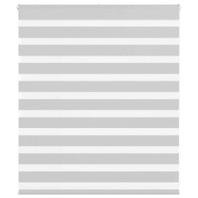 Graues Zebra-Vorhang 130x100cm, Stoffbreite 125,9cm, aus Polyester. von , Jalousien und Jalousien - Ref: Foro24-4014423, Prei...