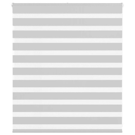 Light gray zebra curtain 130x100cm, fabric width 125.9cm, made of polyester. by , Blinds and blinds - Ref: Foro24-4014423, Pr...