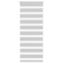 Light gray zebra curtain 60x100cm, fabric width 55.9cm, made of polyester. by , Blinds and blinds - Ref: Foro24-4014409, Pric...