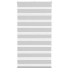 Graues Zebra-Vorhang 70x150 cm, Stoffbreite 65,9 cm, aus Polyester. von , Jalousien und Jalousien - Ref: Foro24-4014437, Prei...