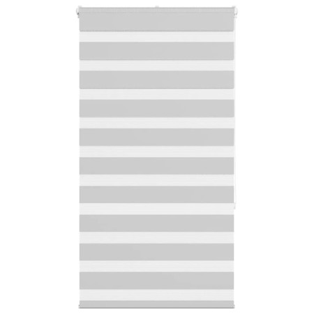 Light gray zebra curtain 70x150 cm, fabric width 65.9 cm, polyester. by , Blinds and blinds - Ref: Foro24-4014437, Price: 24,...