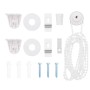 Roll-up shower blind cassette fabric 110x240 cm width 106 cm by , Blinds and blinds - Ref: Foro24-4014958, Price: 20,73 €, Di...
