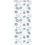 Rollo für Duschabtrennung, Stoffkassette, 90x240 cm, Breite 86 cm. von , Jalousien und Jalousien - Ref: Foro24-4014945, Preis...