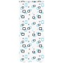 Rollo für Duschvorhang, Stoffkassette, 110x240 cm, Breite 106 cm. von , Jalousien und Jalousien - Ref: Foro24-4014947, Preis:...