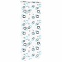 Roll-up shower blind cassette fabric 110x240 cm wide 106 cm by , Blinds and blinds - Ref: Foro24-4014947, Price: 23,33 €, Dis...