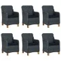 Garden dining set 7 pieces with dark gray synthetic rattan cushions by vidaXL, Garden sets - Ref: Foro24-3060163, Price: 868,...