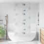 Roll-up shower blind cassette fabric 100x240 cm width 96 cm by , Blinds and blinds - Ref: Foro24-4015012, Price: 16,73 €, Dis...
