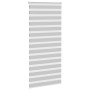 Light gray zebra curtain 95x200cm, fabric width 90.9 cm, made of polyester. by , Blinds and blinds - Ref: Foro24-4014468, Pri...