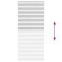 Light gray zebra curtain 95x200cm, fabric width 90.9 cm, made of polyester. by , Blinds and blinds - Ref: Foro24-4014468, Pri...
