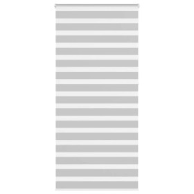 Graues Zebra-Vorhang 95x230 cm, Stoffbreite 90,9 cm, aus Polyester. von , Jalousien und Jalousien - Ref: Foro24-4014494, Prei...
