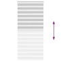 Light gray zebra curtain 105x230cm, fabric width 100.9cm, made of polyester. by , Blinds and blinds - Ref: Foro24-4014496, Pr...