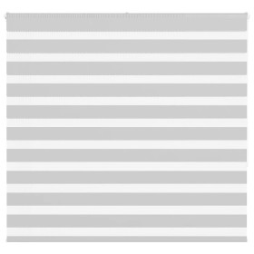 Light gray zebra curtain 155x150cm, fabric width 150.9cm, polyester. by , Blinds and blinds - Ref: Foro24-4014454, Price: 33,...
