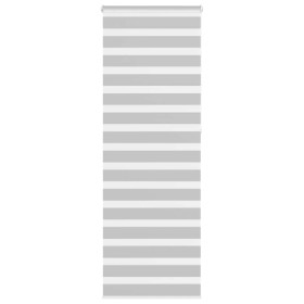 Light gray zebra curtain 70x230 cm, fabric width 65.9 cm, made of polyester. by , Blinds and blinds - Ref: Foro24-4014489, Pr...