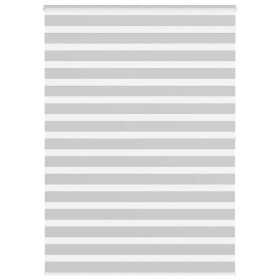 Leicht grauer Zebra-Vorhang 155x200cm, Stoffbreite 150,9cm, aus Polyester. von , Jalousien und Jalousien - Ref: Foro24-401448...