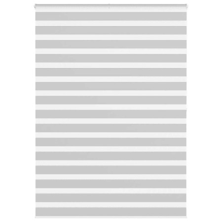 Light gray zebra curtain 155x200cm, fabric width 150.9cm, polyester. by , Blinds and blinds - Ref: Foro24-4014480, Price: 37,...
