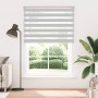 Light gray zebra curtain 155x200cm, fabric width 150.9cm, polyester. by , Blinds and blinds - Ref: Foro24-4014480, Price: 37,...