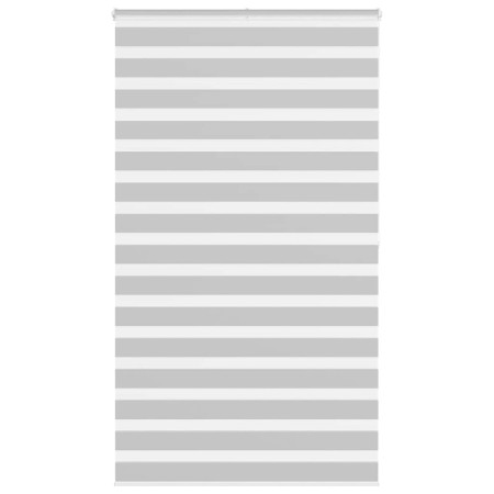 Graues Zebra-Vorhang 130x200cm, Stoffbreite 125,9cm, aus Polyester. von , Jalousien und Jalousien - Ref: Foro24-4014475, Prei...