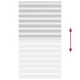 Light gray zebra curtain 130x200cm, fabric width 125.9cm, made of polyester. by , Blinds and blinds - Ref: Foro24-4014475, Pr...