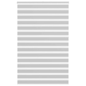 Light gray zebra curtain 150x230cm, fabric width 145.9cm, made of polyester. by , Blinds and blinds - Ref: Foro24-4014505, Pr...