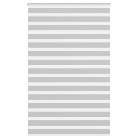 Light gray zebra curtain 150x230cm, fabric width 145.9cm, made of polyester. by , Blinds and blinds - Ref: Foro24-4014505, Pr...