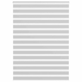 Light gray zebra curtain 160x230cm, fabric width 155.9cm, made of polyester. by , Blinds and blinds - Ref: Foro24-4014507, Pr...