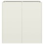 Pflanzgefäß aus kaltgewalztem Stahl in Weiß 80x40x80 cm von , Töpfe und Pflanzgefäße - Ref: Foro24-860711, Preis: 127,28 €, R...