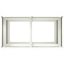 Pflanzgefäß aus kaltgewalztem Stahl in Weiß 80x40x80 cm von , Töpfe und Pflanzgefäße - Ref: Foro24-860711, Preis: 127,28 €, R...
