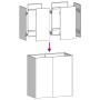 Pflanzgefäß aus kaltgewalztem Stahl in Weiß 80x40x80 cm von , Töpfe und Pflanzgefäße - Ref: Foro24-860711, Preis: 127,28 €, R...