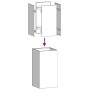 Pflanzgefäß 40x40x80 cm aus Edelstahl von , Töpfe und Pflanzgefäße - Ref: Foro24-860707, Preis: 98,95 €, Rabatt: %