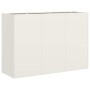 Cold-rolled white steel planter 120x40x80 cm by , Pots and planters - Ref: Foro24-860718, Price: 163,70 €, Discount: %