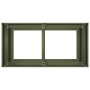 Pflanzgefäß aus kaltgewalztem Stahl in Olivgrün 80x40x80 cm von , Töpfe und Pflanzgefäße - Ref: Foro24-860713, Preis: 97,70 €...