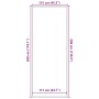 Brauner Fußabtreter 115x300 cm von , Fußmatten - Ref: Foro24-4105587, Preis: 71,83 €, Rabatt: %