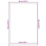 Black doormat 60x90 cm by , Doormats - Ref: Foro24-4105558, Price: 18,00 €, Discount: %