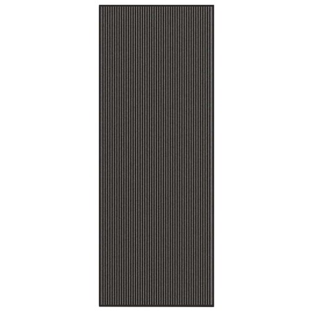 Gestreifter Fußabtreter in Schwarz und Grau 115x300 cm von , Fußmatten - Ref: Foro24-4105598, Preis: 81,47 €, Rabatt: %