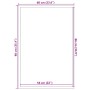 Anthrazit Fußmatte 60x90 cm von , Fußmatten - Ref: Foro24-4105547, Preis: 16,40 €, Rabatt: %