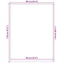 Anthrazitfarbene Fußmatte 90x120 cm von , Fußmatten - Ref: Foro24-4105551, Preis: 31,34 €, Rabatt: %