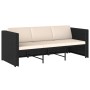 4-piece garden furniture set with black synthetic rattan cushions by vidaXL, Garden sets - Ref: Foro24-43104, Price: 410,71 €...