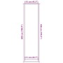 Anthrazitfarbene Fußmatte 115x500 cm von , Fußmatten - Ref: Foro24-4105622, Preis: 121,98 €, Rabatt: %