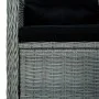 Gartenmöbel-Set 3-teilig hellgraues synthetisches Rattan und Kissen von vidaXL, Gartensets - Ref: Foro24-3060182, Preis: 330,...