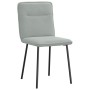 Dining chairs, set of 4, light gray velvet by , dining chairs - Ref: Foro24-3315309, Price: 169,65 €, Discount: %