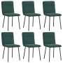 Esstischstühle, 6 Stück, dunkelgrüner Samt von , Essstühle - Ref: Foro24-3315581, Preis: 250,34 €, Rabatt: %
