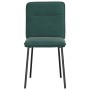 Esstischstühle, 6 Stück, dunkelgrüner Samt von , Essstühle - Ref: Foro24-3315581, Preis: 250,34 €, Rabatt: %