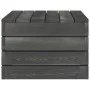 Garden pallet tables 2 pcs solid dark gray pine wood by vidaXL, Garden tables - Ref: Foro24-315422, Price: 61,53 €, Discount: %